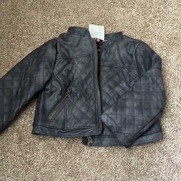 NWOT Genuine Kids by Oshkosh gray moto jacket - Picture 2 of 6